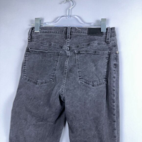 Madewell Cali Demi Bootcut Jeans Womens Size 28 High Rise Button Fly Black - Picture 4 of 13